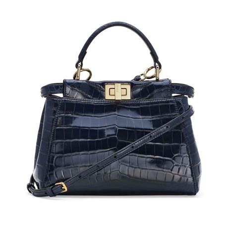 fendi croc peekaboo|Peekaboo Mini .